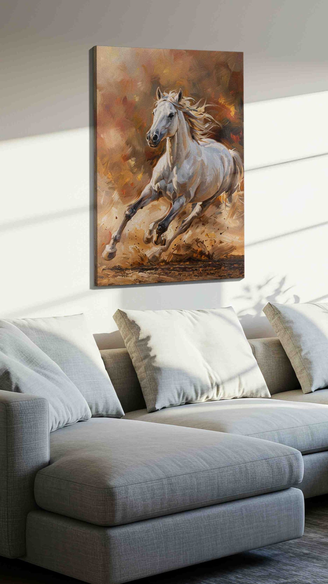 Eclipse of Freedom - Horse Wall Art, Equine Canvas Print, Western Decor