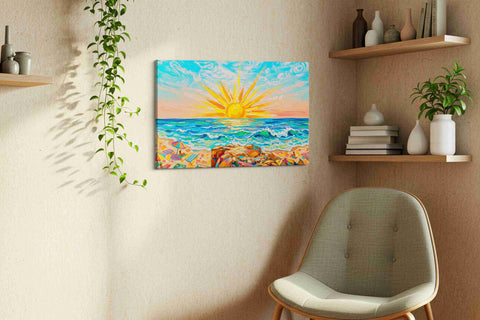 Sunburst Over Coral Tides