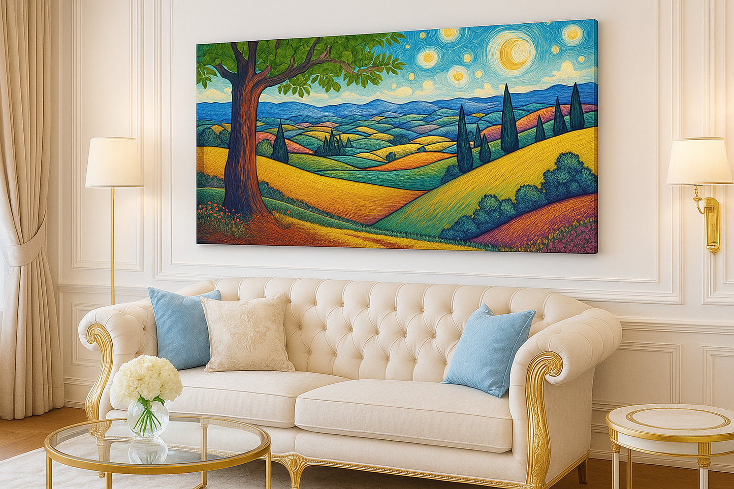 Sunlit Symphony of Tuscany