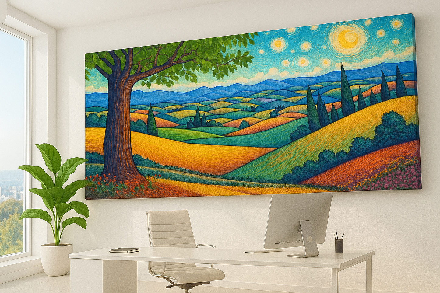 Sunlit Symphony of Tuscany