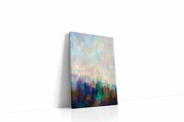 Abstract canvas wall art collection — gallery-wrapped modern abstract prints with bold colors and shapes, ready to hang