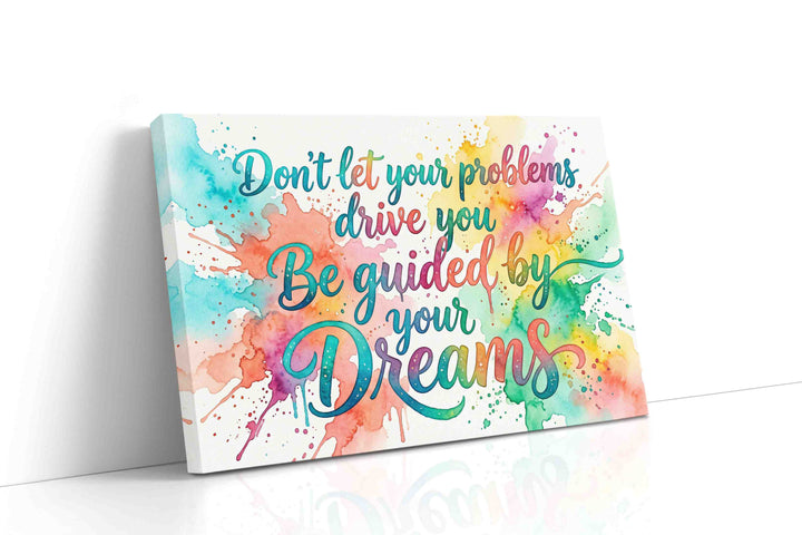 Motivational canvas wall art collection — gallery-wrapped inspirational quote prints and uplifting imagery for homes and offices