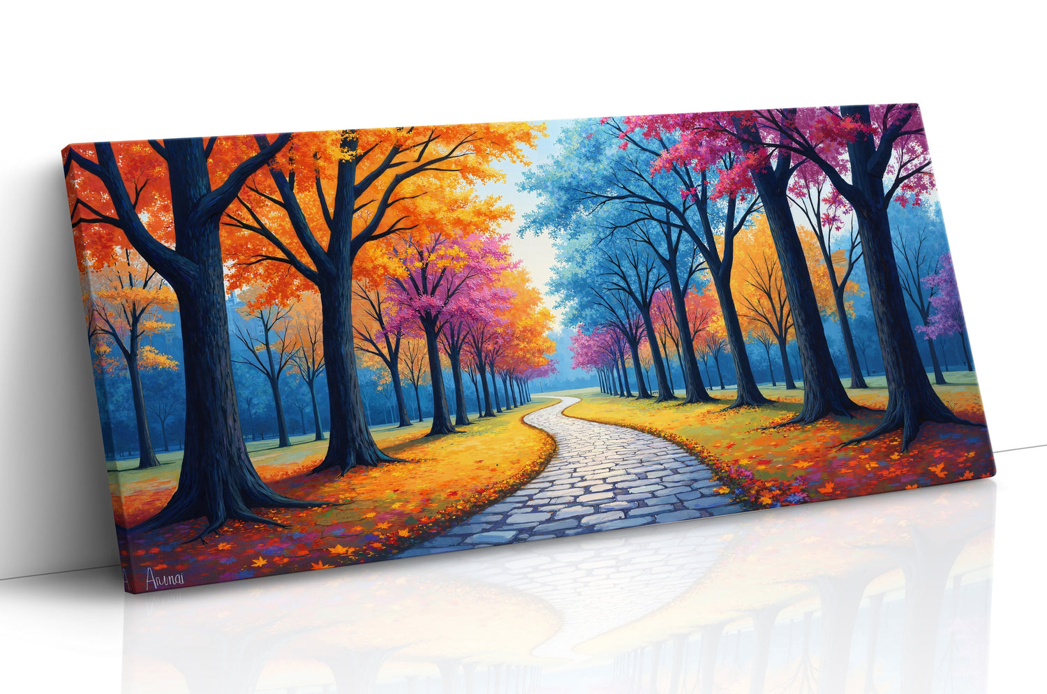 Autumn's Kaleidoscope Path