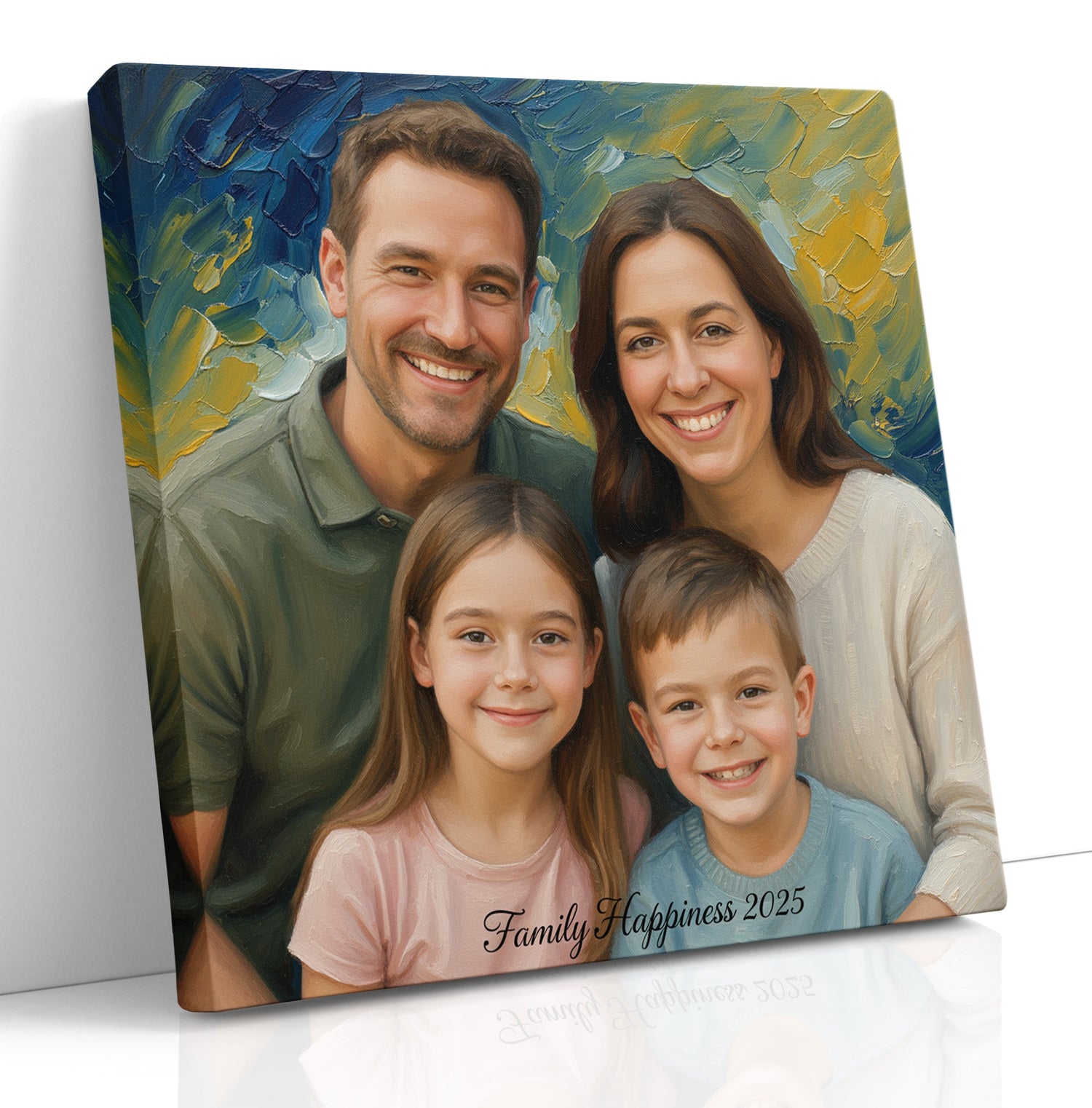 Personalized Family Canvas Portrait