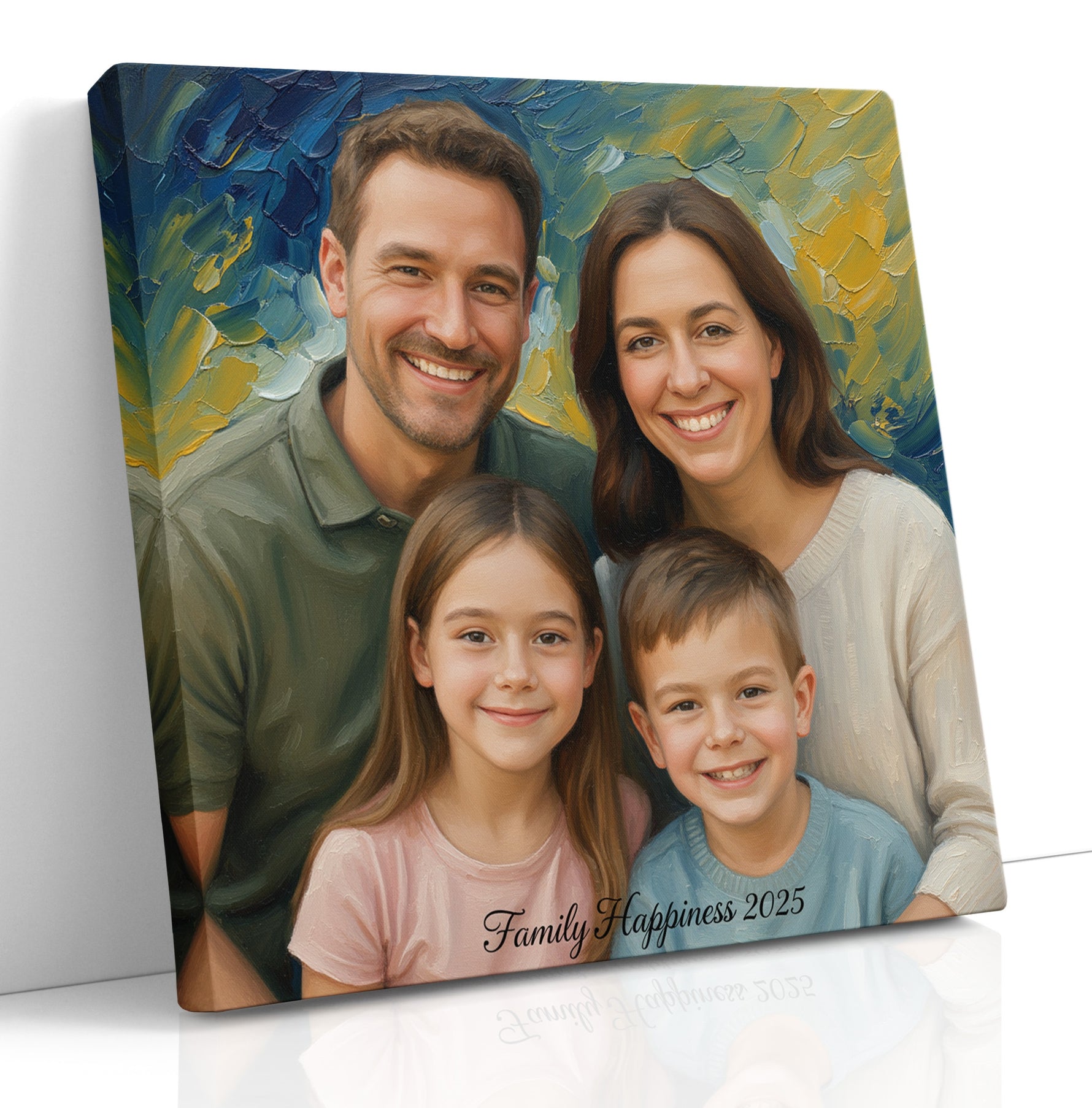 Personalized Family Canvas Portrait