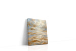 Golden Waves of Tranquility animals canvas print, gallery-wrapped, ready to hang