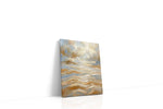 Golden Waves of Tranquility animals canvas print gallery-wrapped portrait canvas studio shot