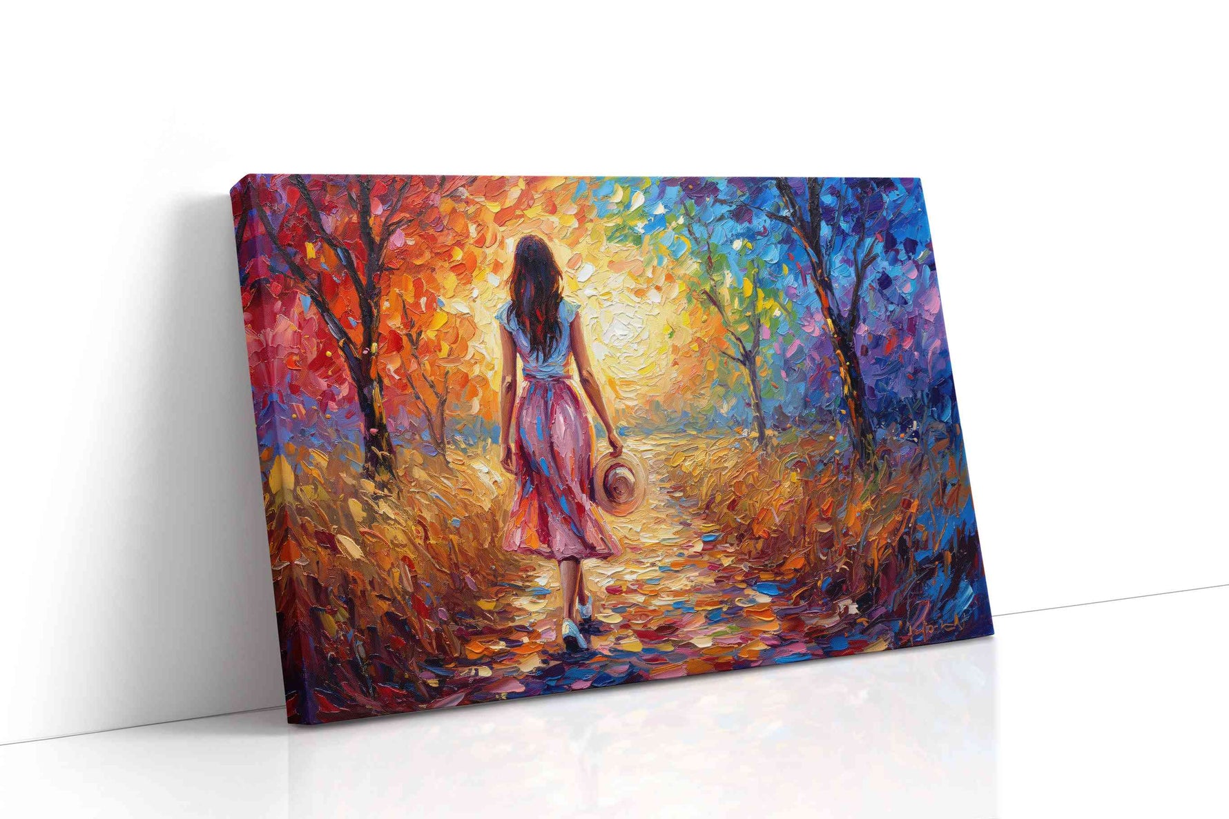 Journey Through A Kaleidoscope romance canvas print, gallery-wrapped, ready to hang