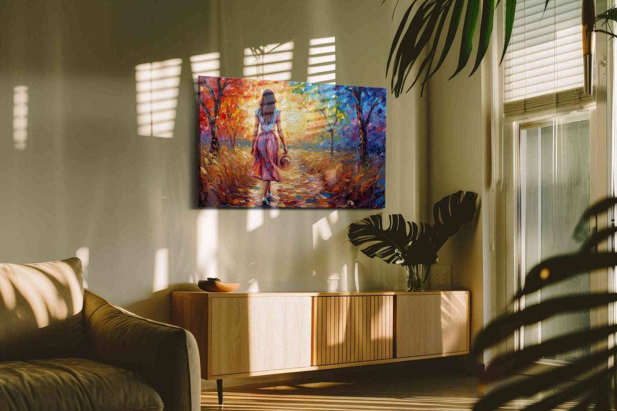 Journey Through A Kaleidoscope – romance canvas wall art, gallery-wrapped, ready to hang
