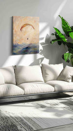 Soaring Over Serenity – landscape canvas wall art, gallery-wrapped, ready to hang