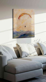 Soaring the Painted Skies – landscape canvas wall art, gallery-wrapped, ready to hang