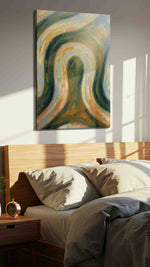 Whispering Forest Waves – animals canvas wall art, gallery-wrapped, ready to hang