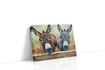 Charming Companions animals canvas print gallery-wrapped landscape canvas studio shot