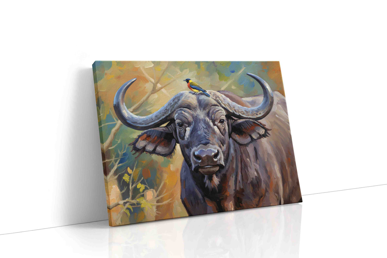 Harmony of the Wild animals canvas print, gallery-wrapped, ready to hang