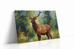 Majestic Forest Guardian animals canvas print, gallery-wrapped, ready to hang