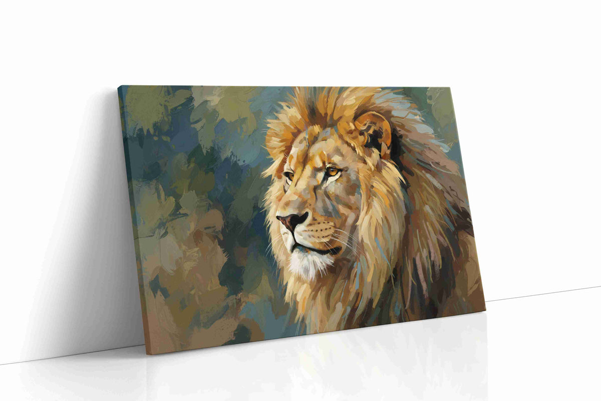 Majestic Gaze of the Wild animals canvas print, gallery-wrapped, ready to hang