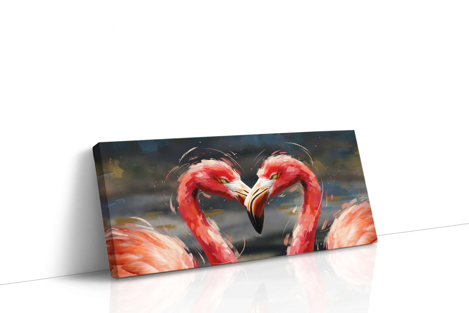 Flamingo Embrace (Animals)