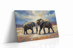 Majestic Giants of the Savannah II animals canvas print, gallery-wrapped, ready to hang