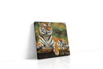 Majestic Jungle Guardian animals canvas print, gallery-wrapped, ready to hang