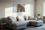 Majestic Winter Stride – animals canvas wall art, gallery-wrapped, ready to hang