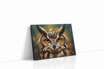 Vigilant Gaze of the Night animals canvas print gallery-wrapped landscape canvas studio shot