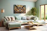 Vigilant Gaze of the Night – animals canvas wall art, gallery-wrapped, ready to hang