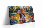 Guided by Autumn Light romance canvas print gallery-wrapped landscape canvas studio shot