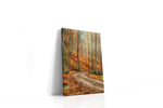 Whispering Autumn Pathway II landscape canvas print gallery-wrapped portrait canvas studio shot