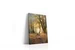 Whispering Autumn Pathway IV landscape canvas print, gallery-wrapped, ready to hang