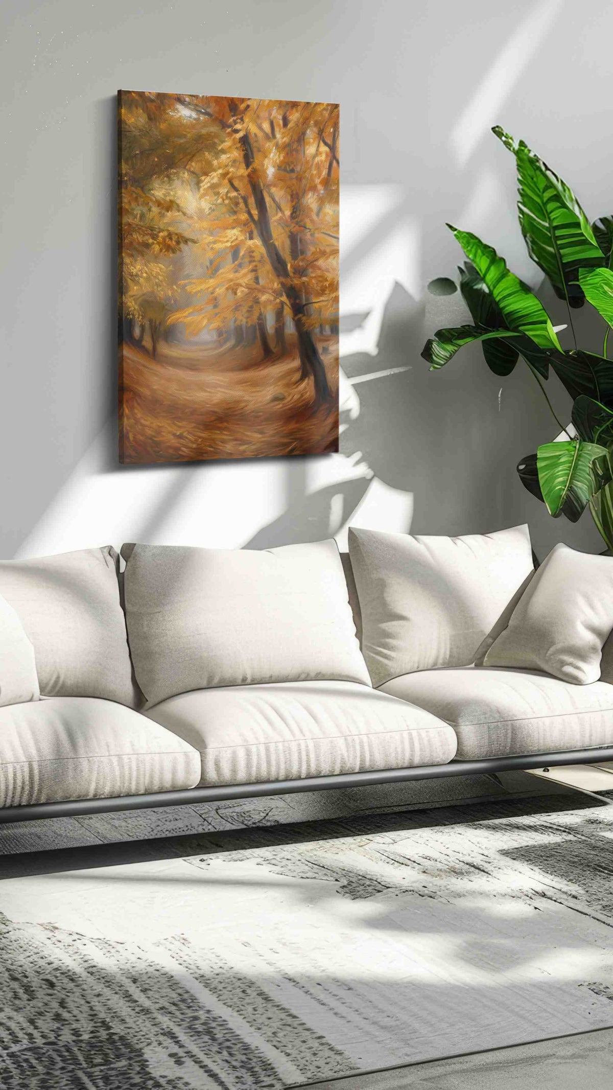 Whispers of Autumn Glow – autumn canvas wall art, gallery-wrapped, ready to hang