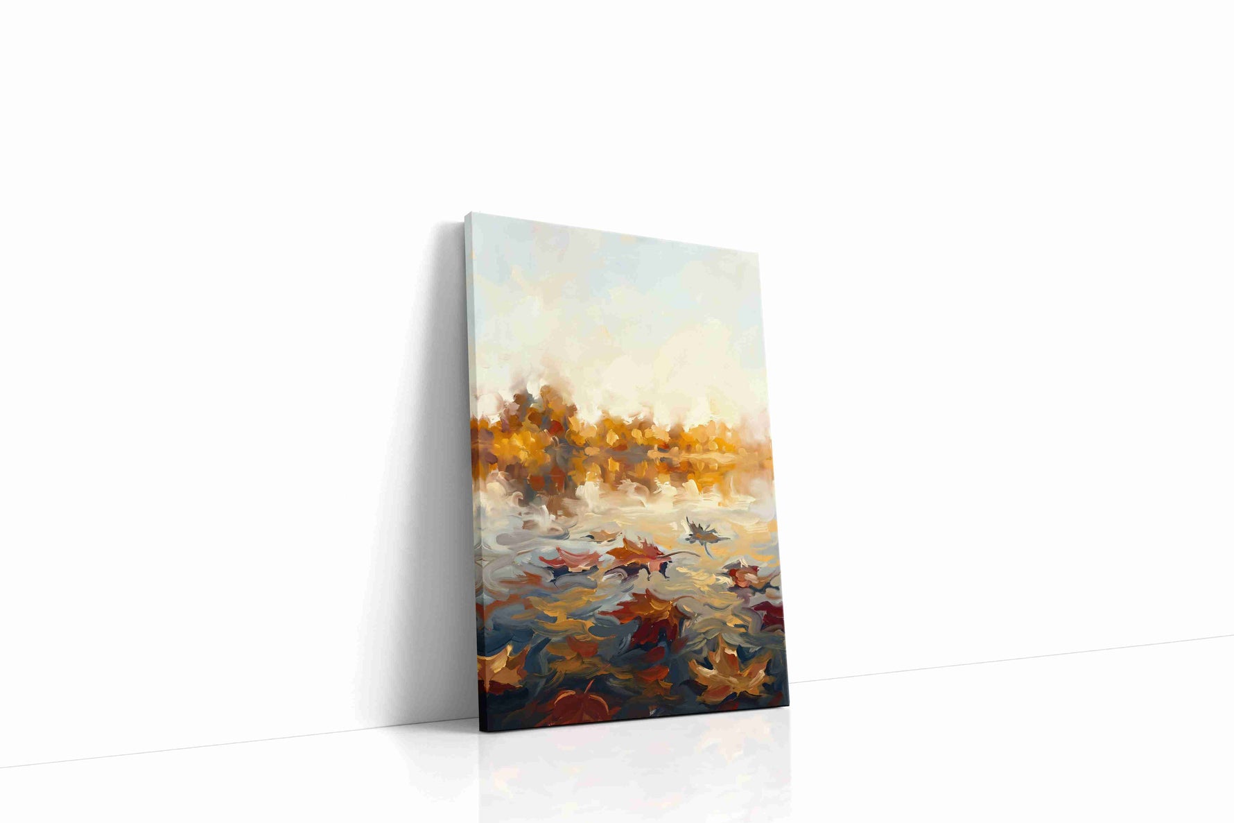 Whispers of Autumn Waters landscape canvas print, gallery-wrapped, ready to hang