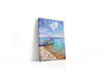 Dreamy Shorescape Serenity beach canvas print gallery-wrapped portrait canvas studio shot