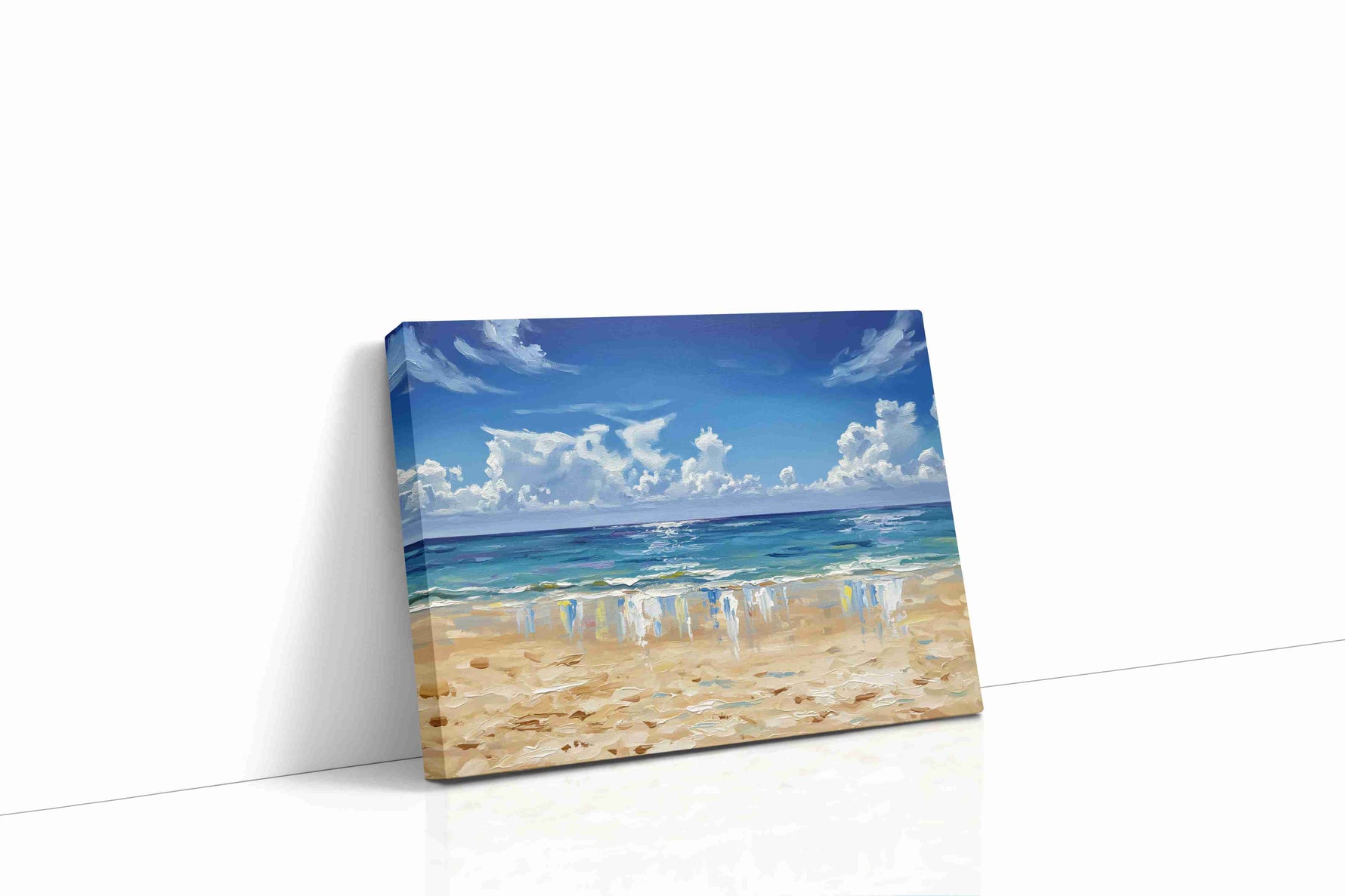 Eternal Summer Waves beach canvas print gallery-wrapped landscape canvas studio shot