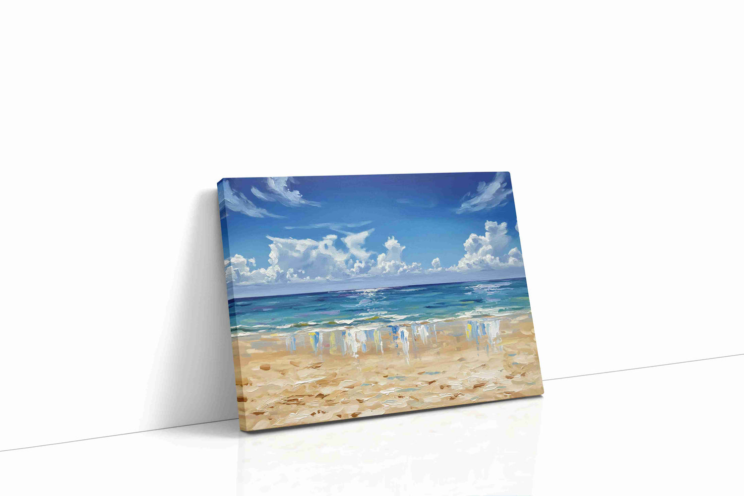 Eternal Summer Waves beach canvas print, gallery-wrapped, ready to hang