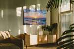 Eternal Sunset Symphony beach canvas print, on wall, lifestyle preview