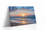 Eternal Sunset Symphony beach canvas print gallery-wrapped landscape canvas studio shot