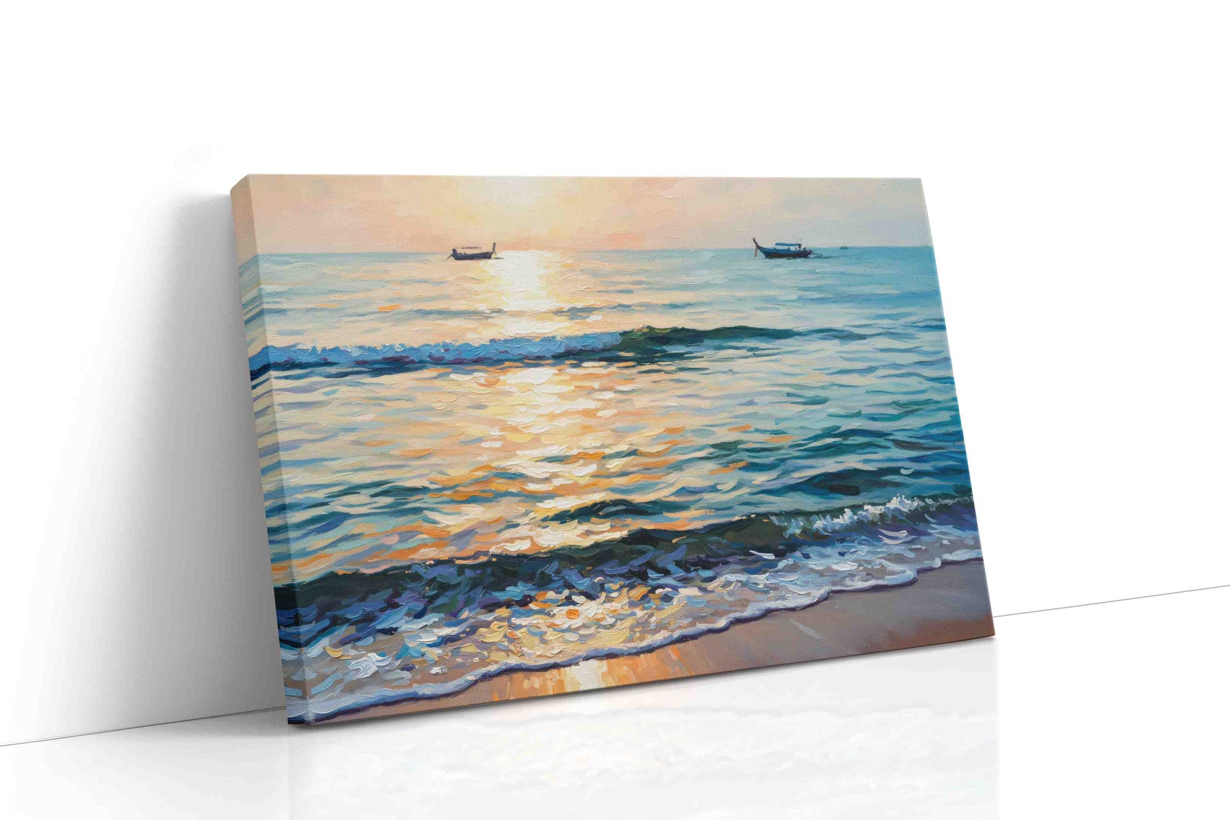 Serenade of the Sea Horizon beach canvas print, gallery-wrapped, ready to hang