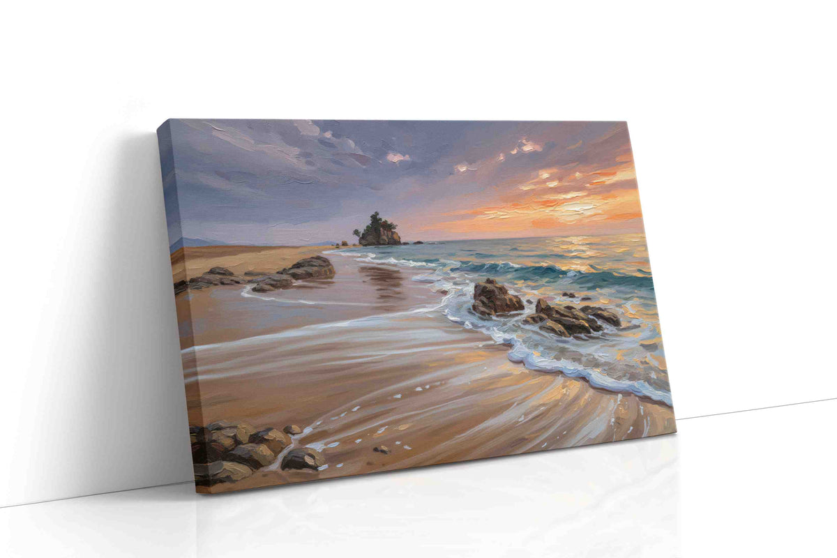 Serenade of the Shoreline beach canvas print, gallery-wrapped, ready to hang