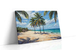 Serene Sands of Paradise beach canvas print gallery-wrapped landscape canvas studio shot
