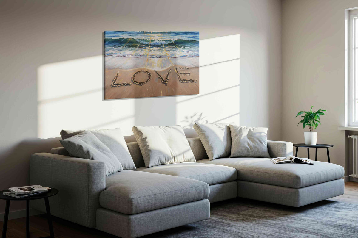 Shores of Serenity – beach canvas wall art, gallery-wrapped, ready to hang