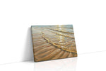 Sunlit Shores Symphony beach canvas print gallery-wrapped landscape canvas studio shot