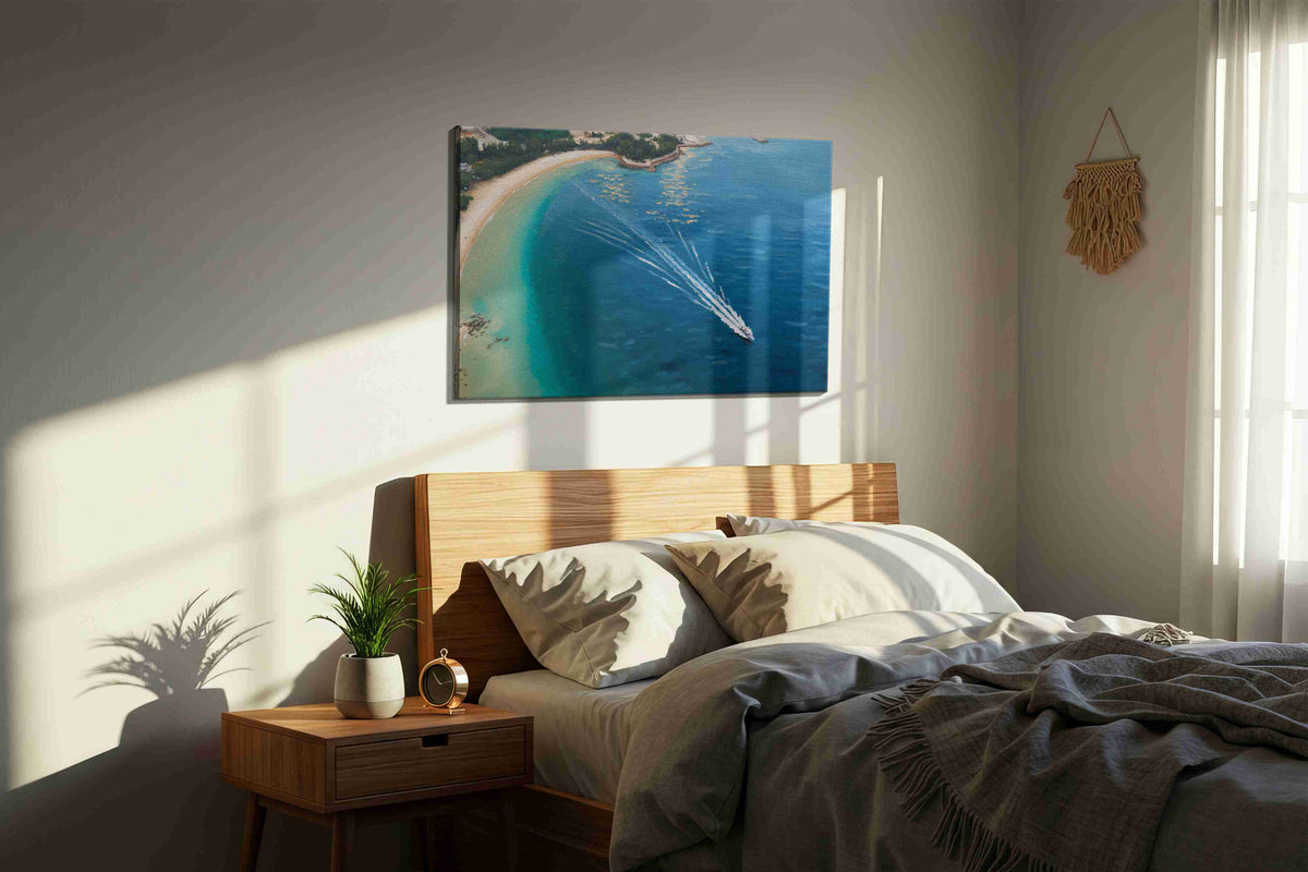 Whispers of the Ocean Breeze – beach canvas wall art, gallery-wrapped, ready to hang