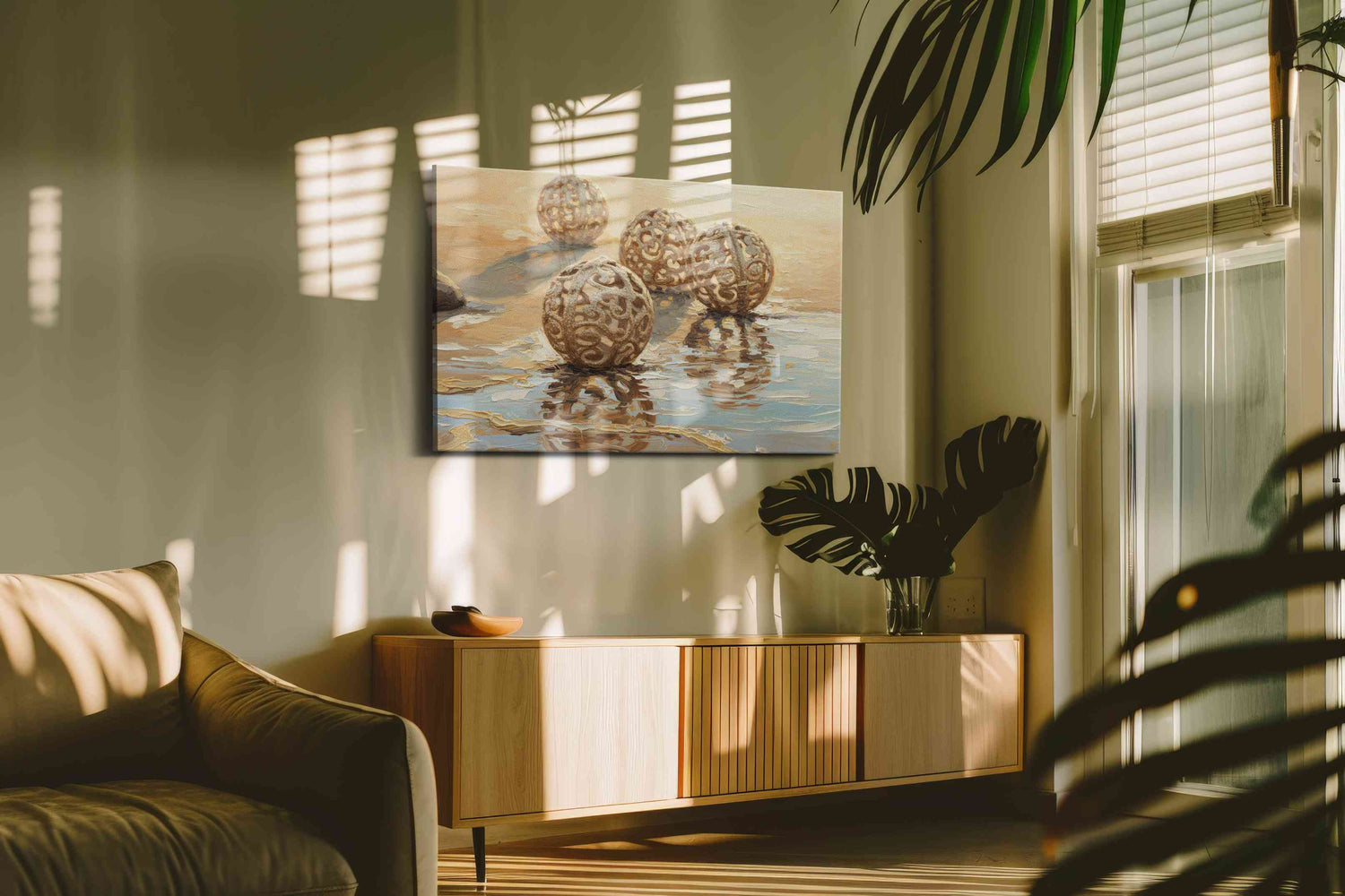 Whispers of the Shore – beach canvas wall art, gallery-wrapped, ready to hang
