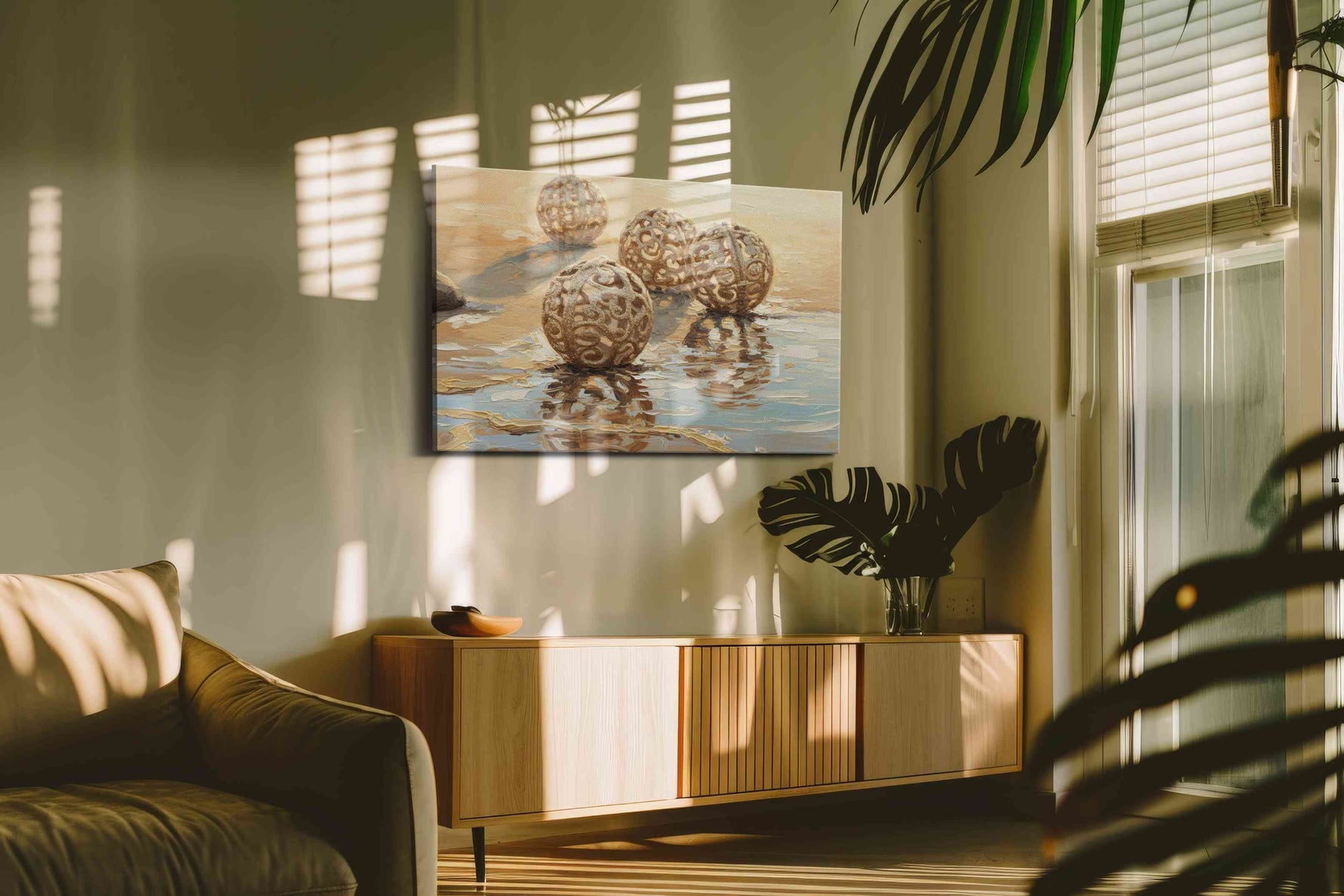Whispers of the Shore – beach canvas wall art, gallery-wrapped, ready to hang