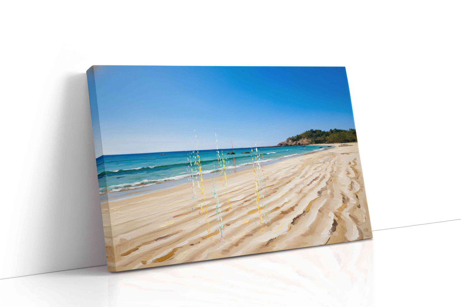 Whispers of the Shore II beach canvas print, gallery-wrapped, ready to hang