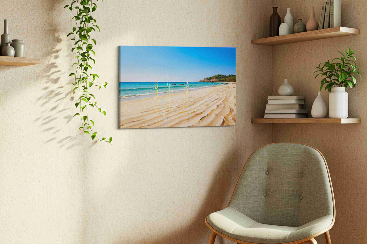 Whispers of the Shore II – beach canvas wall art, gallery-wrapped, ready to hang
