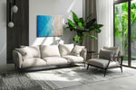 Whispers of the Tide beach canvas print in a modern interior mockup