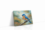 Azure Melody on Canvas birds canvas print, gallery-wrapped, ready to hang