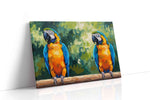 Echoes of Tropics birds canvas print gallery-wrapped landscape canvas studio shot