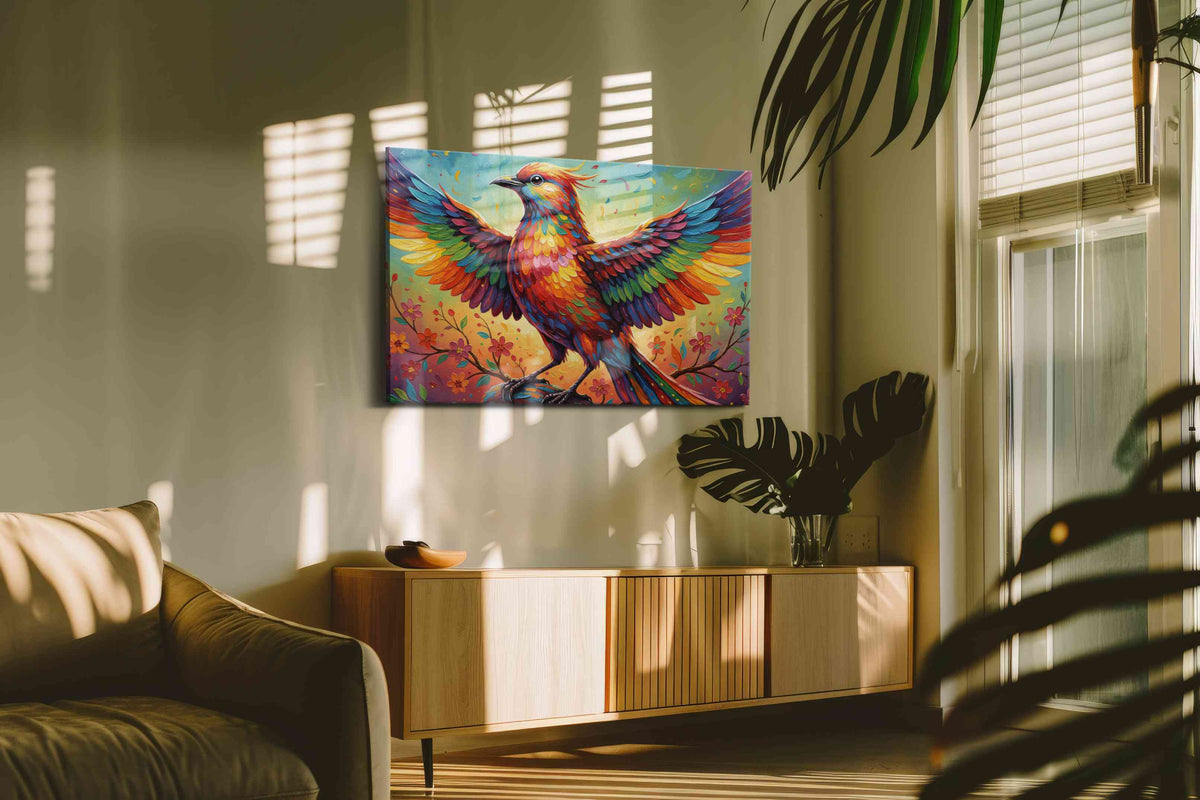 Elysian Flight – birds canvas wall art, gallery-wrapped, ready to hang